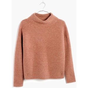 Madewell Southfield Mockneck Sweater Blush